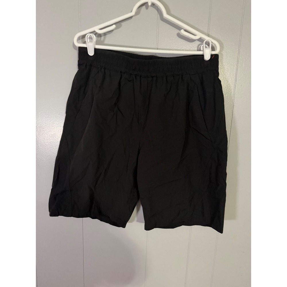 COOFANDY Athletic Shorts Mens XL Black Elastic Waist Quick Dry Gym Training